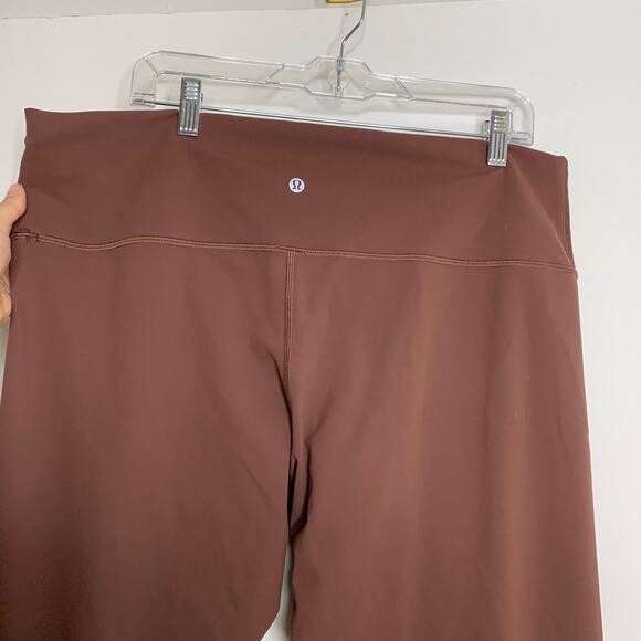 Lululemon Wunder Train High-Rise Tight 25" Brown Earth Womens Size 20 - Picture 7 of 14